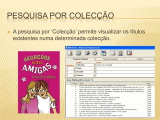 Pesquisa por AutorPara proceder à pesquisa por AUTOR, há queter em conta as seguintes regras: O nome do autor deve ser introduzido de forma invertida. A seguir ao apelido, deve colocar uma vírgula, depois deixar um espaço, e só então escrever o(s) nome(s) próprio(s); VIEIRA, ALICESe não souber o nome próprio do autor, pode colocar apenas o seu apelido, mas nunca indicar somente o nome próprio, sob pena de se obter como resultado uma lista muito extensa de autores (indicando simplesmente Ana, por exemplo).