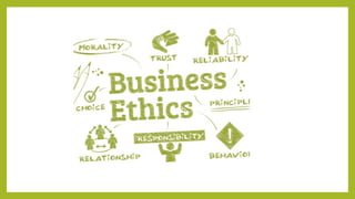 BUSINESS ETHICS
AND CORPORATE
GOVERNANCE
DR.VAIDEHI
SHUKLA
 