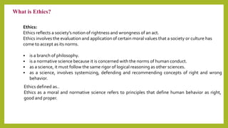 BUsiness Ethics and Corporate Governance | PPT