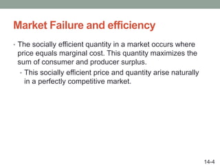 Chapter 9 The Economics Of Information & Market Failure   
