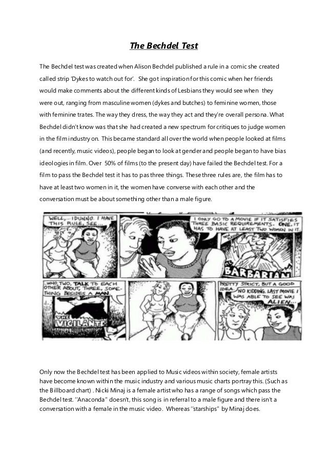 Bechdel test