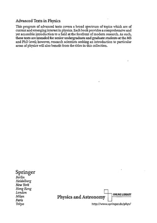 Petla Noa “Err.“ Bechstedt, f. (2003) principles of surface physics | PDF