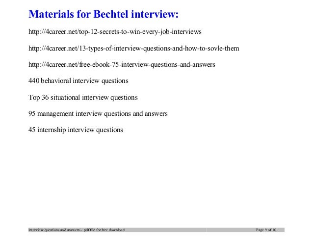 situational job interview questions