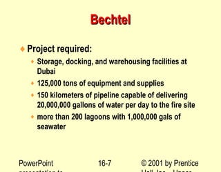 Bechtel project planning example | PPT