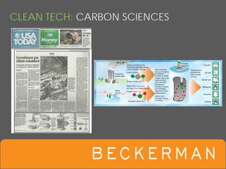 CLEAN TECH: CARBON SCIENCES
 