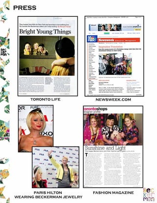 Beckerman Press Package