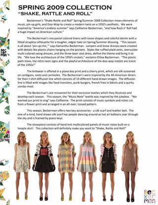 Beckerman Press Package