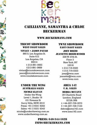 Beckerman Press Package