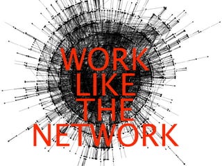 WORK
   LIKE
   THE
NETWORK
 Losing Control:
 8 Steps to Success in a post 2.0 World
 