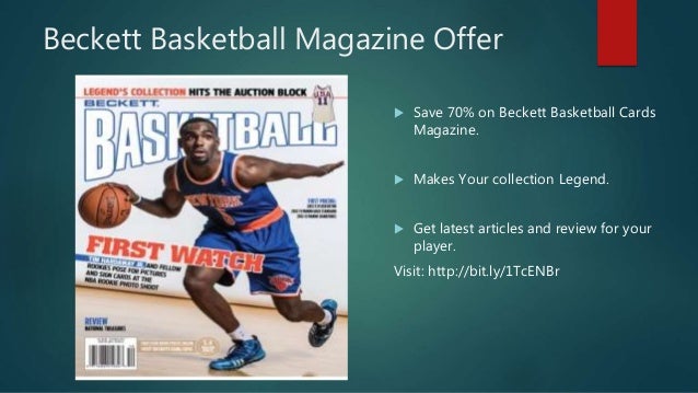 Beckett Sports Cards Magazine Subscription v FREE