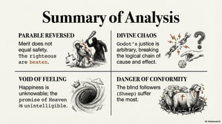 The Sheep and the Goat: Beckett’s Subversion of Divine Justice in Waiting for Godot