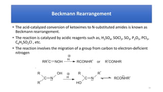 Beckmann Rearrangement with mechanism.pptx