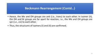 Beckmann Rearrangement with mechanism.pptx