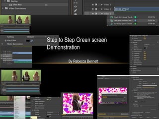 Step to Step Green screen
Demonstration
By Rebecca Bennett
 