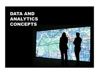 DATA AND
ANALYTICS
CONCEPTS
 