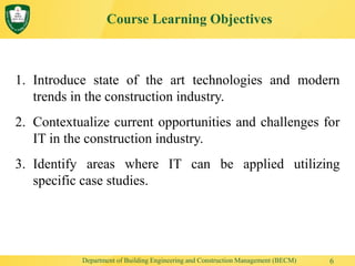 Information Technology in Building Construction | PDF