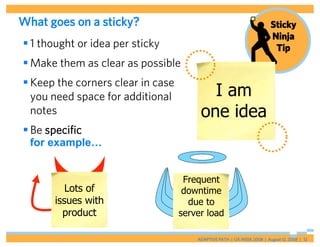 Become a StickyNote Ninja