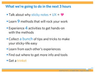 Become a StickyNote Ninja