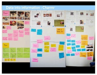 Data into information : Charmr




                                 ADAPTIVE PATH | UX WEEK 2008 | August 12, 2008 | 28
 
