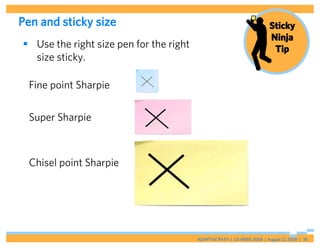 Pen and sticky size                                                       Sticky
                                         ...