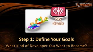 Step 1: Define Your Goals
What Kind of Developer You Want to Become?
 