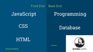 Become a Front End Web Developer | PPT
