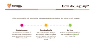 Become a host with Homestay.com