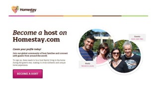 Become a host with Homestay.com