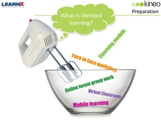 Preparation
What is blended
  learning?
 