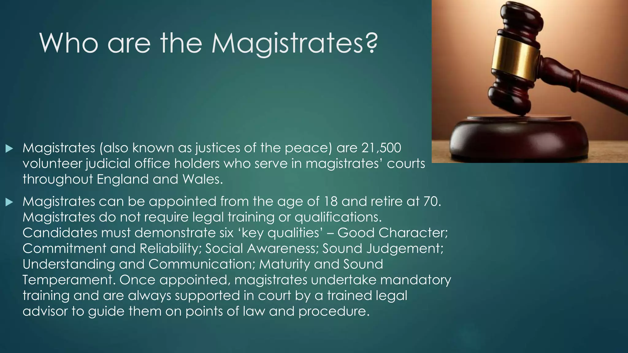 Become A Magistrate PPTX Become A Magistrate PPTX