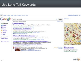 Use Long-Tail Keywords




39
 