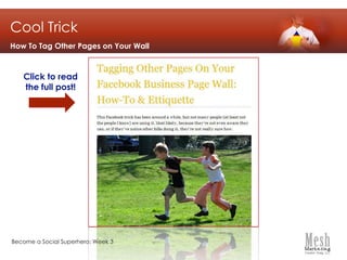 The popup box will show you all your Page’s favorites