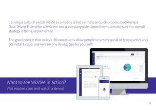 Want to see Wizdee in action?
Visit wizdee.com and watch a demo!
9
Causing a cultural switch inside a company is not a sim...
