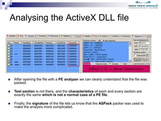 Become fully aware of the potential dangers of ActiveX attacks | PDF
