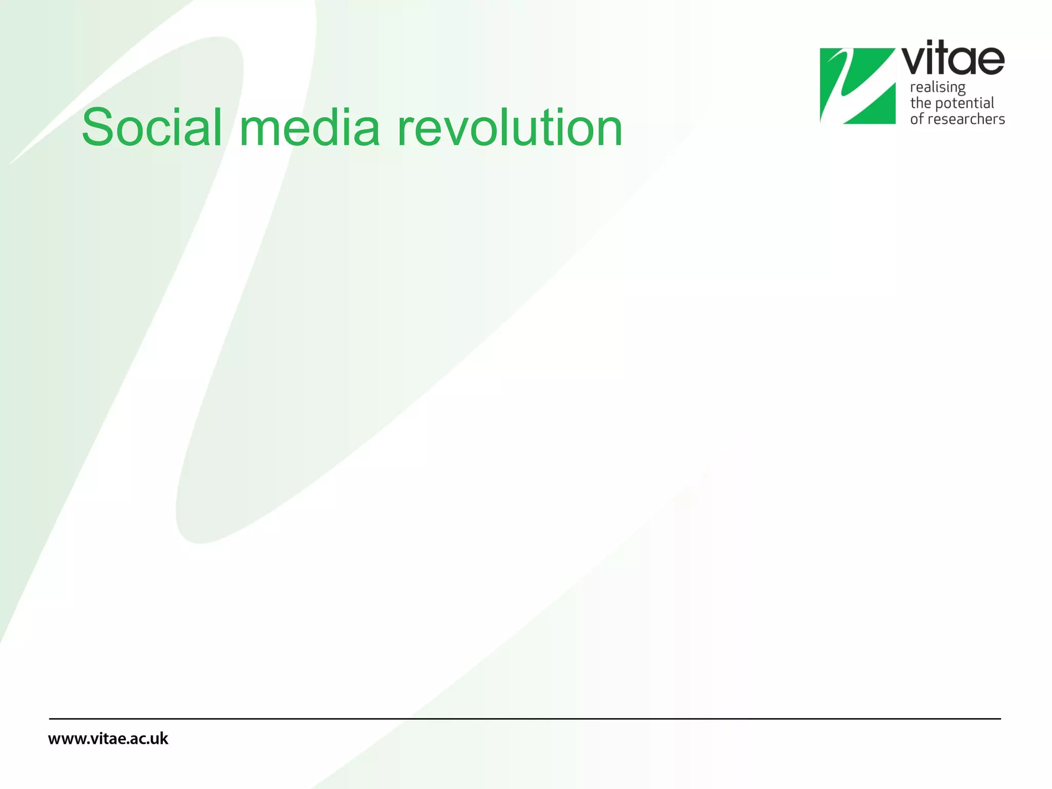 Social media revolution 