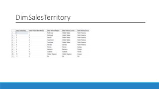 DimSalesTerritory
 