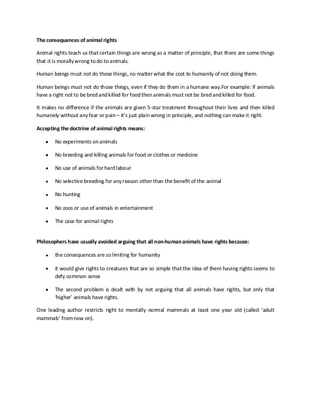 Becoming an animal rights advocate