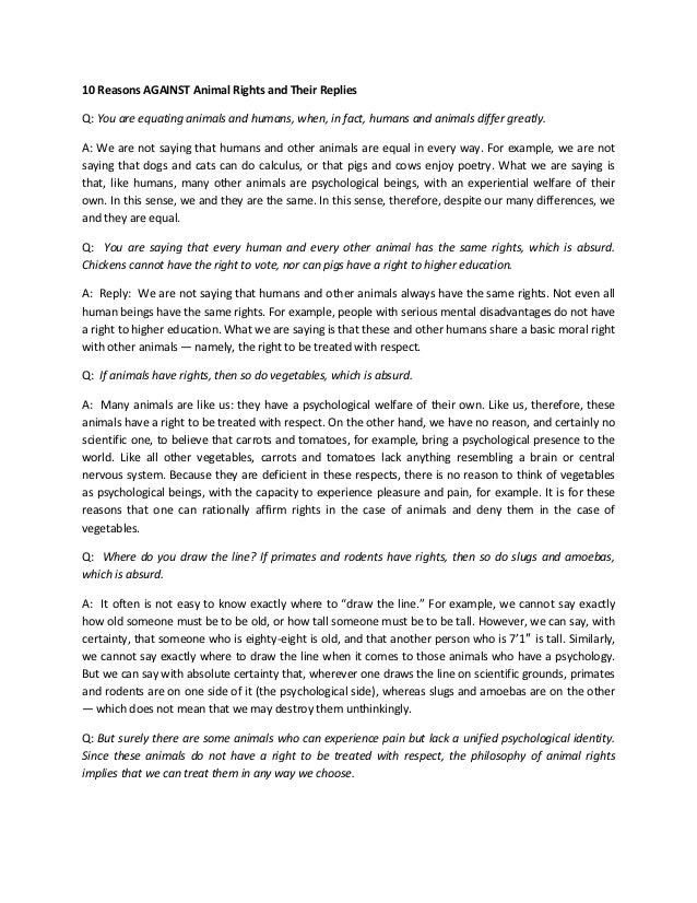 Becoming an animal rights advocate