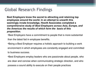 Global Research Findings
Best Employers know the secret to attracting and retaining top
employees around the world. In an ...