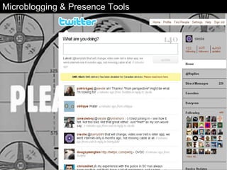 Microblogging & Presence Tools 