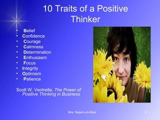 Becoming A Positive Thinker | PPT