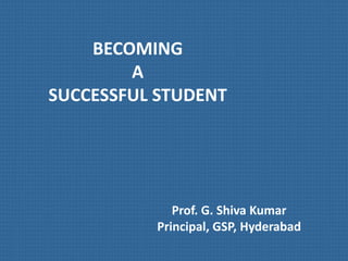 Becoming a successful Student.ppt trainingx | PPTX
