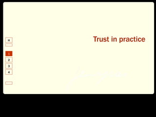 Trust in practice 1 