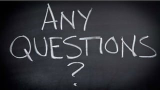 Questions?
 