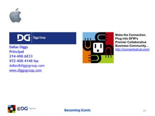 Make the Connection.
Plug into DFW's
Premier Collaborative
Business Community...
http://connectivehub.com/




                    40
 