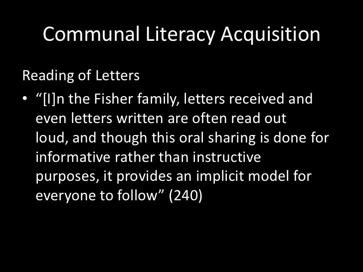 becoming literate fishman A lesson from the amish these are more advanced steps in becoming a literate member of society later when the child gains access into a school. becoming literate fishman A lesson from the amish these are more advanced steps in becoming a literate member of society later when the child gains access into a school.