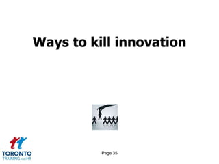 Page 33Innovative teams