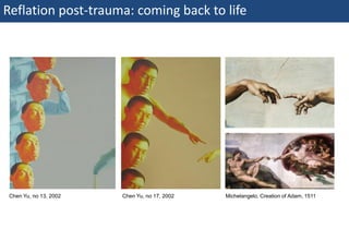 Reflation post-trauma: coming back to life




  Chen Yu, no 13, 2002        Chen Yu, no 17, 2002   Michelangelo, Creation of Adam, 1511




61 | Monday 18 January 2010
 