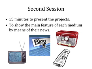 Preparation: a speaker represents his/her group, and the rest of the members have to participate activelyTV Advert