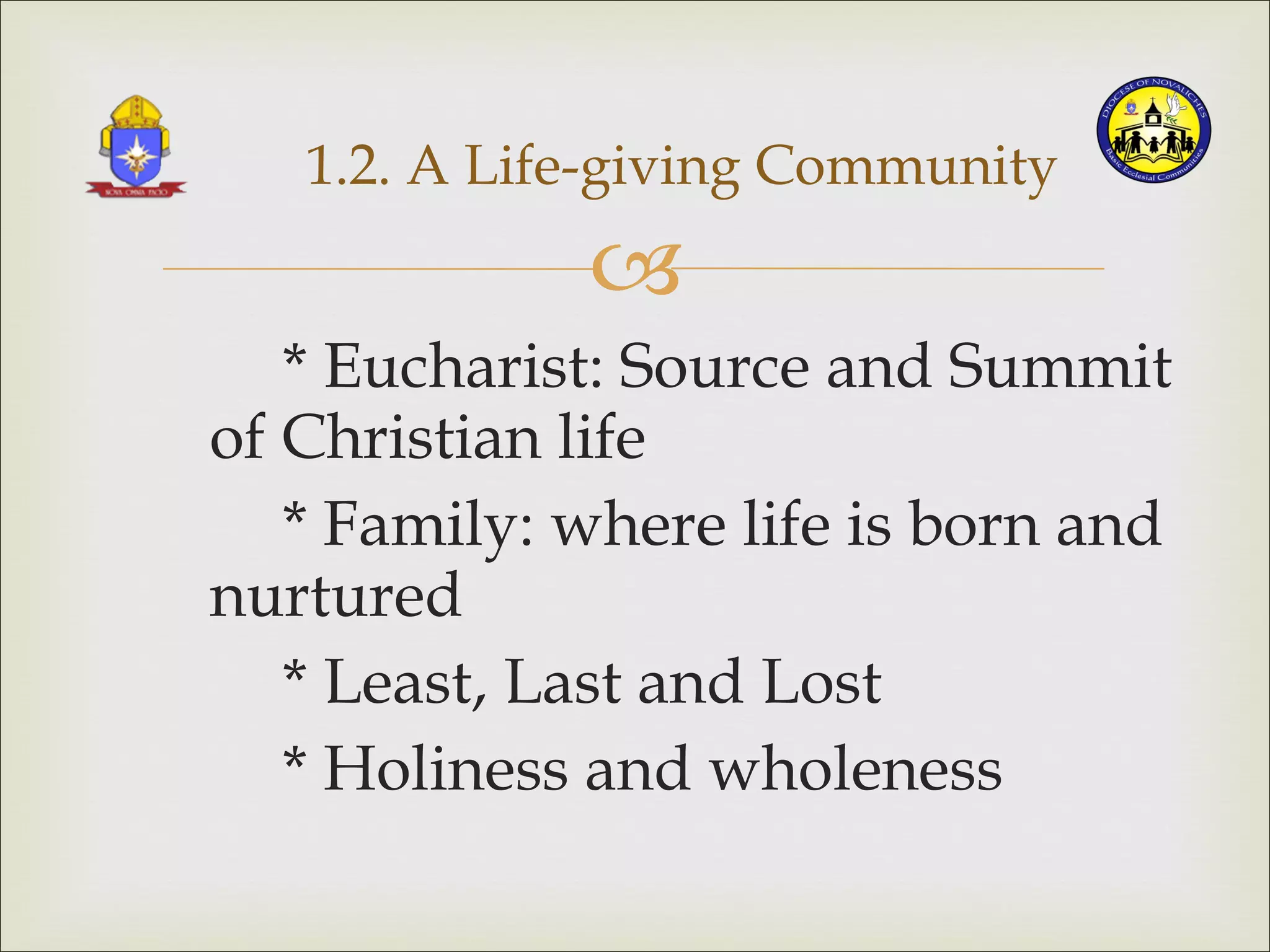 Basic Ecclesial Communities: The What, the Why and the How | PPT
